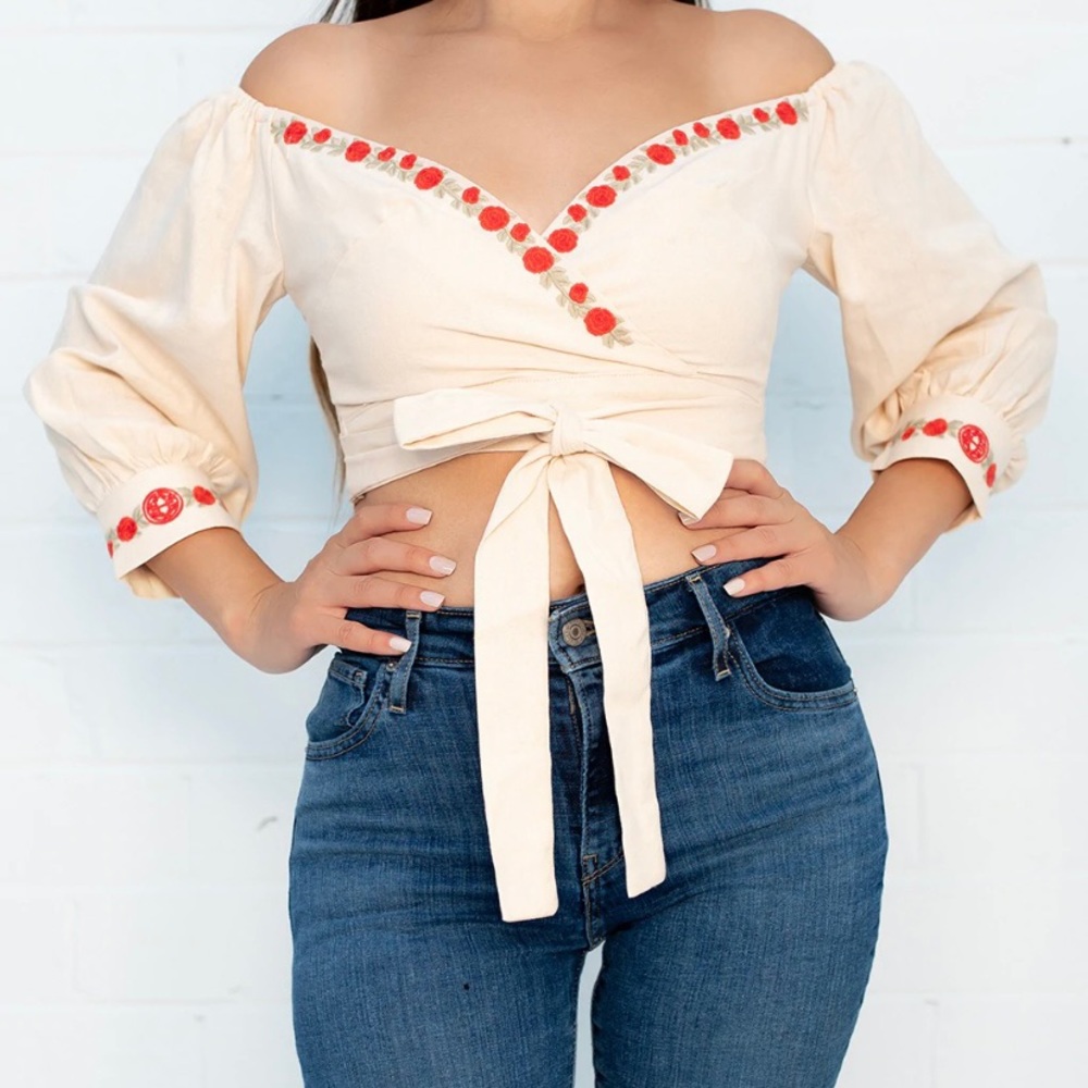 HERENCIA CLOTHING ROSALINDA CROP TOP